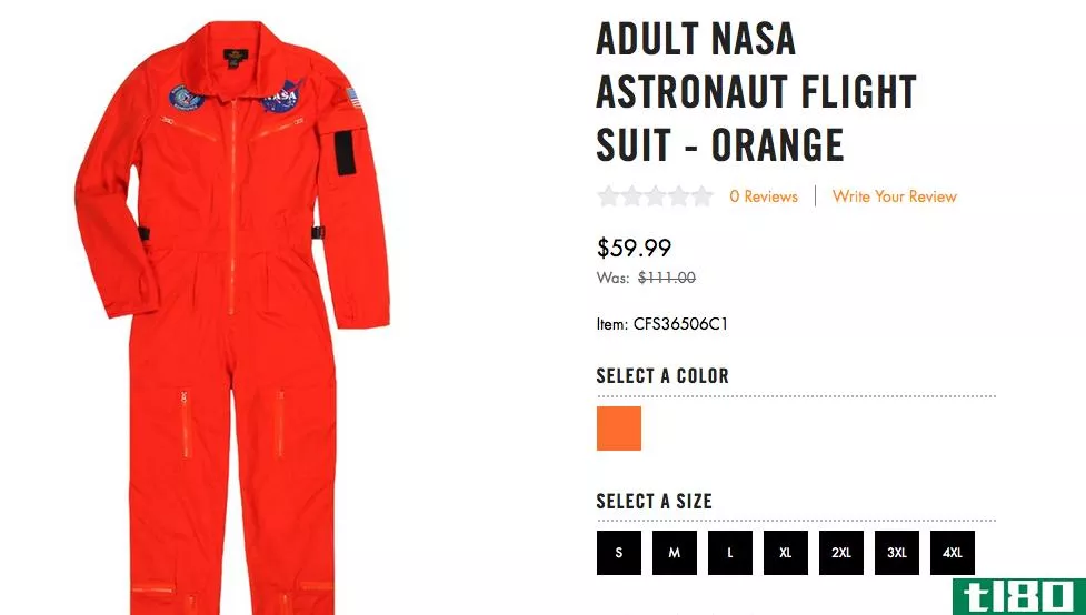 别告诉我不要穿宇航局的连身衣，我想穿什么就穿什么