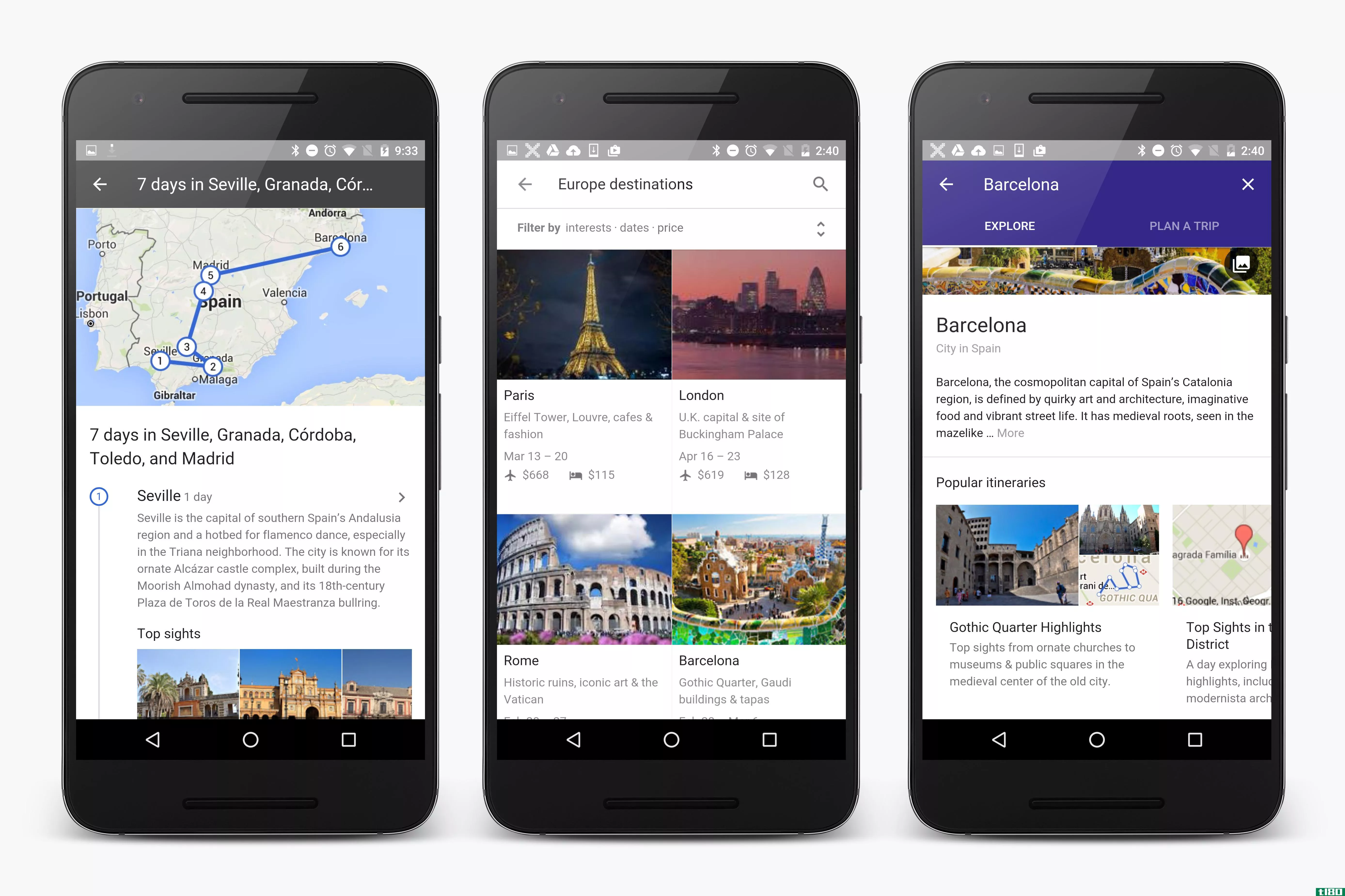 谷歌搜索现在有旅行指南来帮助你规划假期
