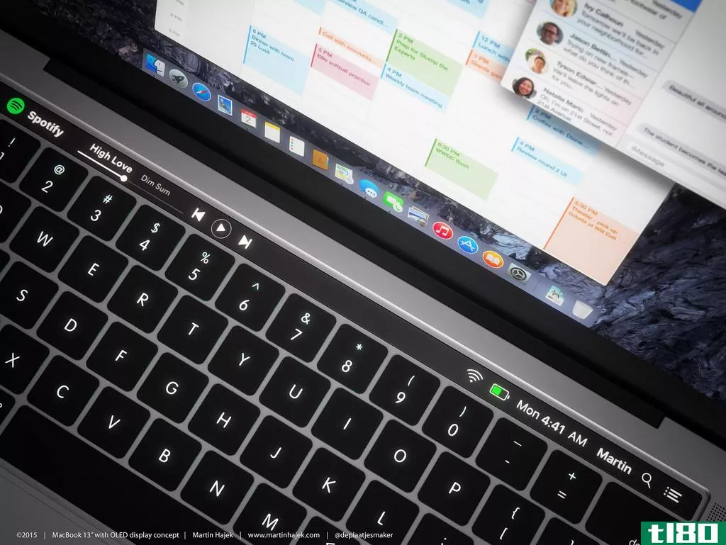 MacBookOLED触摸屏传言已经变成了一个很酷的3d概念