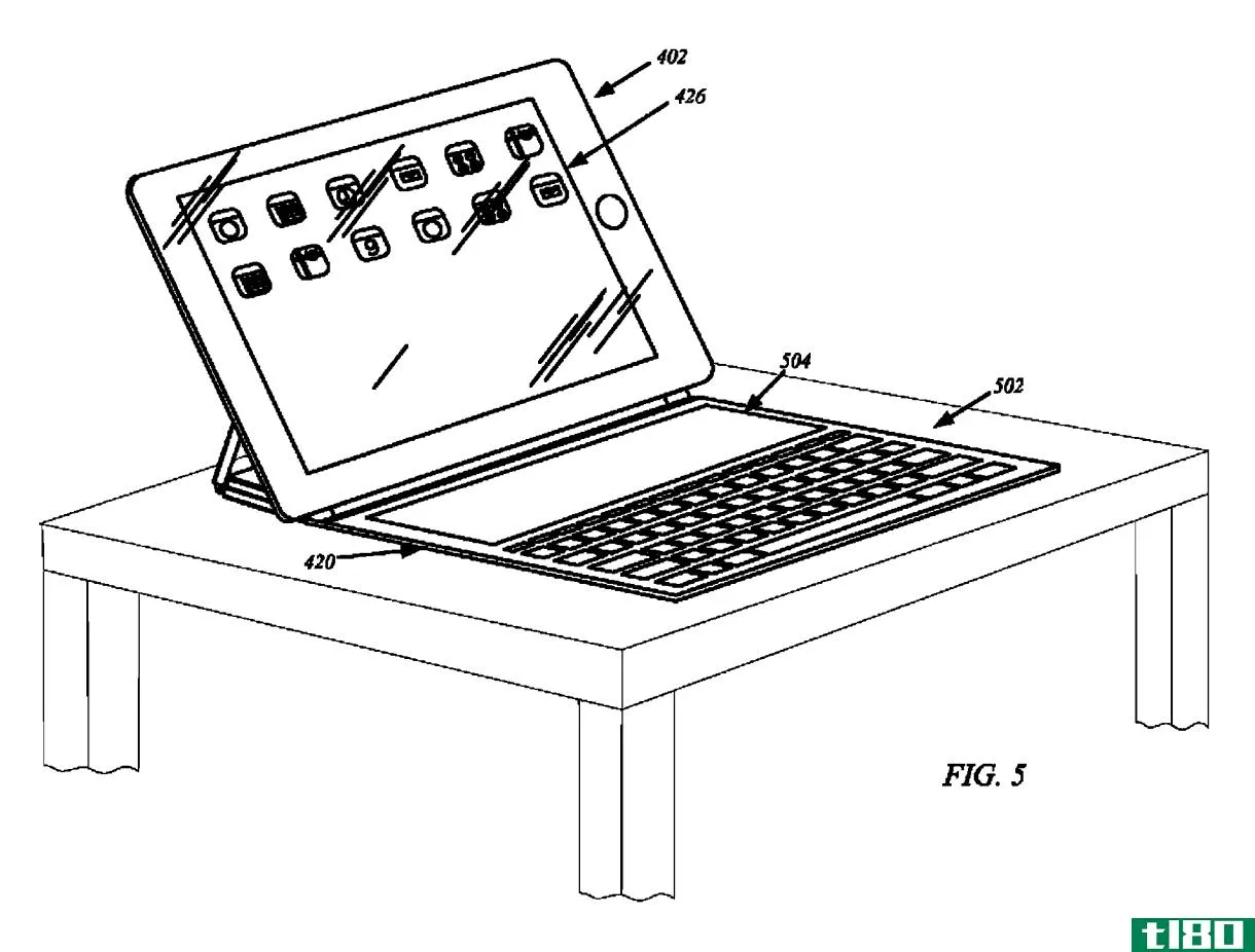 苹果刚刚获得了一项ipad外壳的专利，它有自己的柔性显示屏