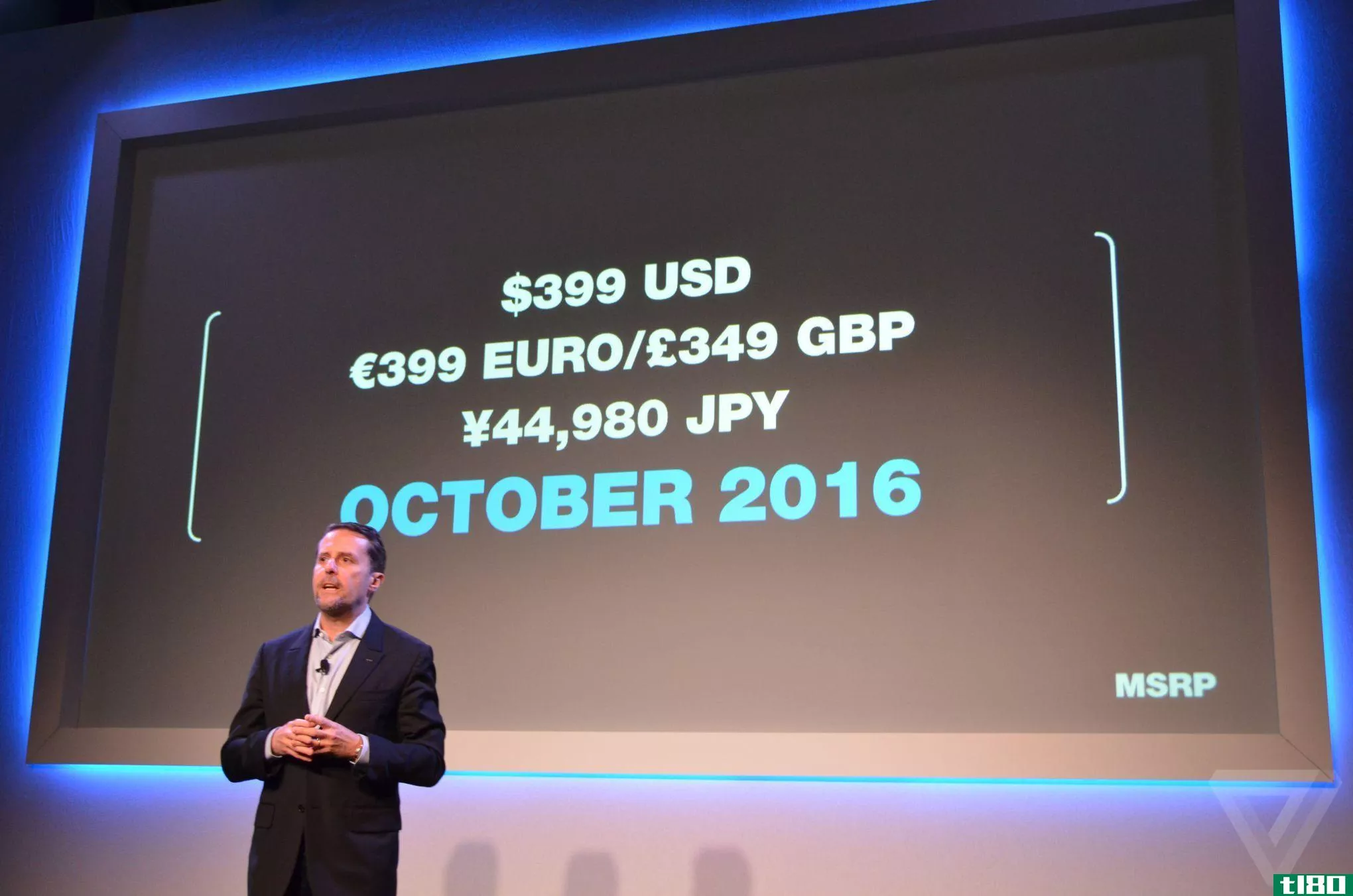 索尼的playstation vr售价399美元，将于10月份上市