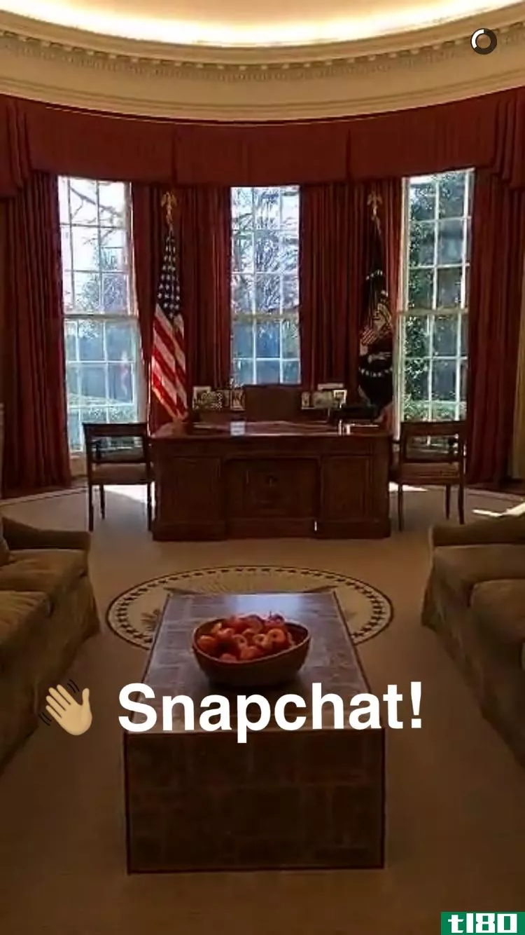 我确信奥巴马总统正在管理白宫新的snapchat账户