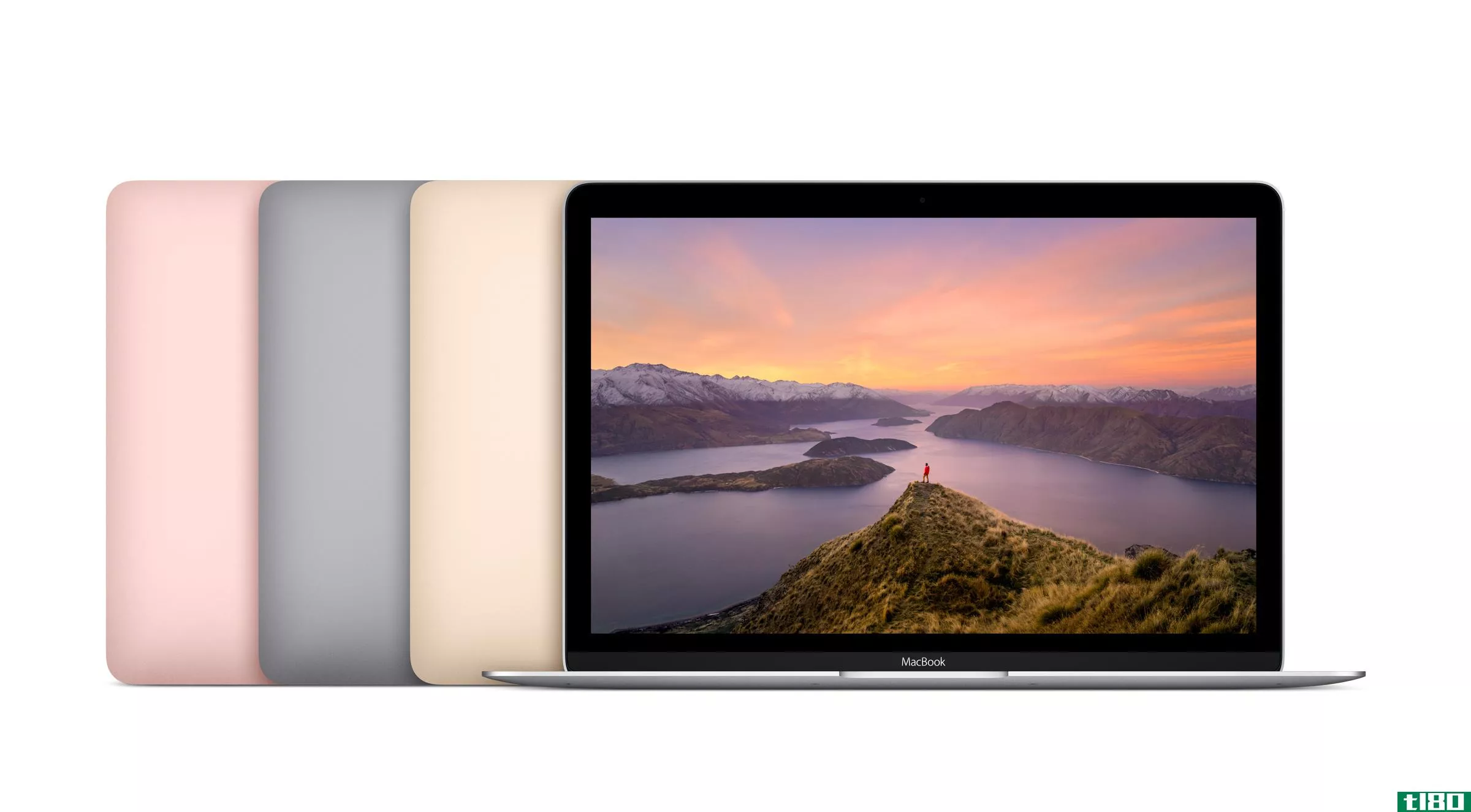 苹果的macbook拥有更快的处理器、更长的电池寿命和玫瑰金的颜色