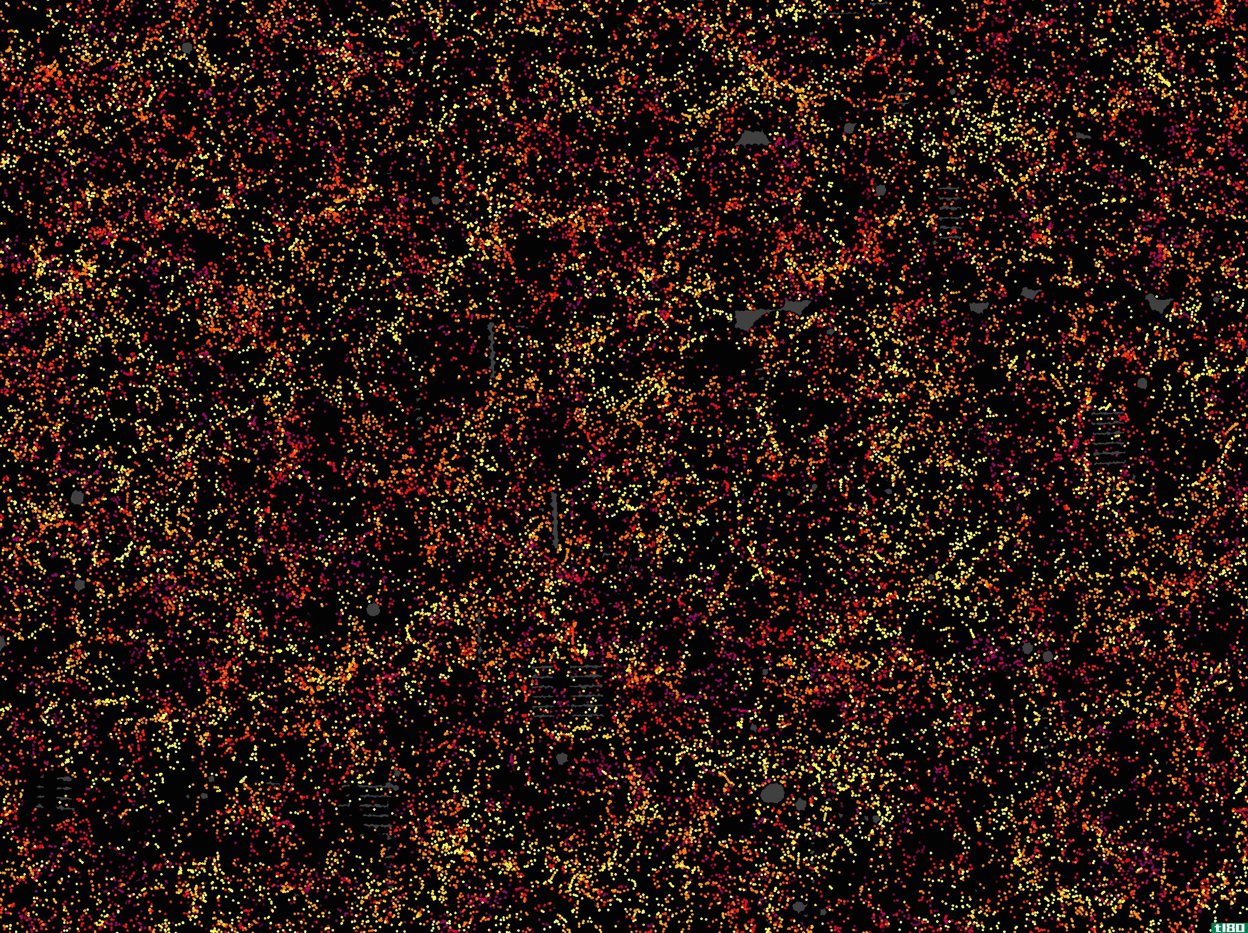 这张宇宙地图绘制了120万个星系