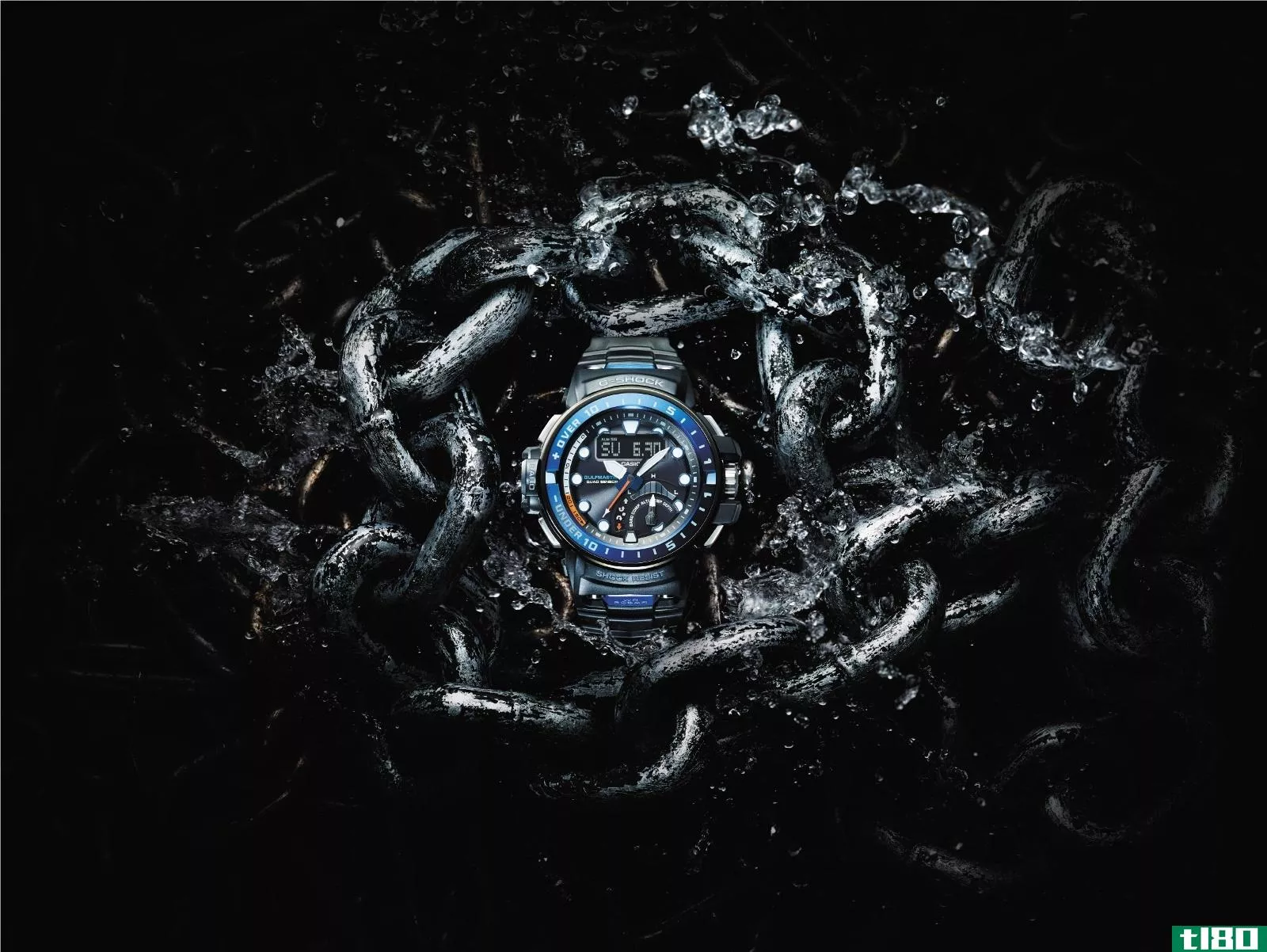 卡西欧在g-shock gulfmaster手表上增加了一个水深传感器