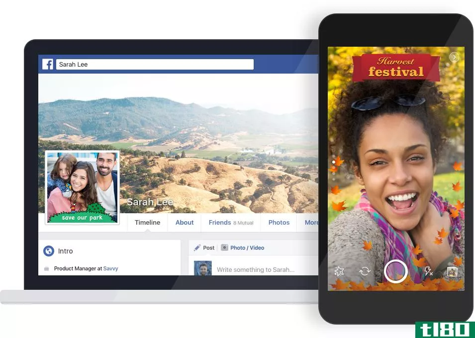 facebook现在允许任何人制作自己的snapchat相框