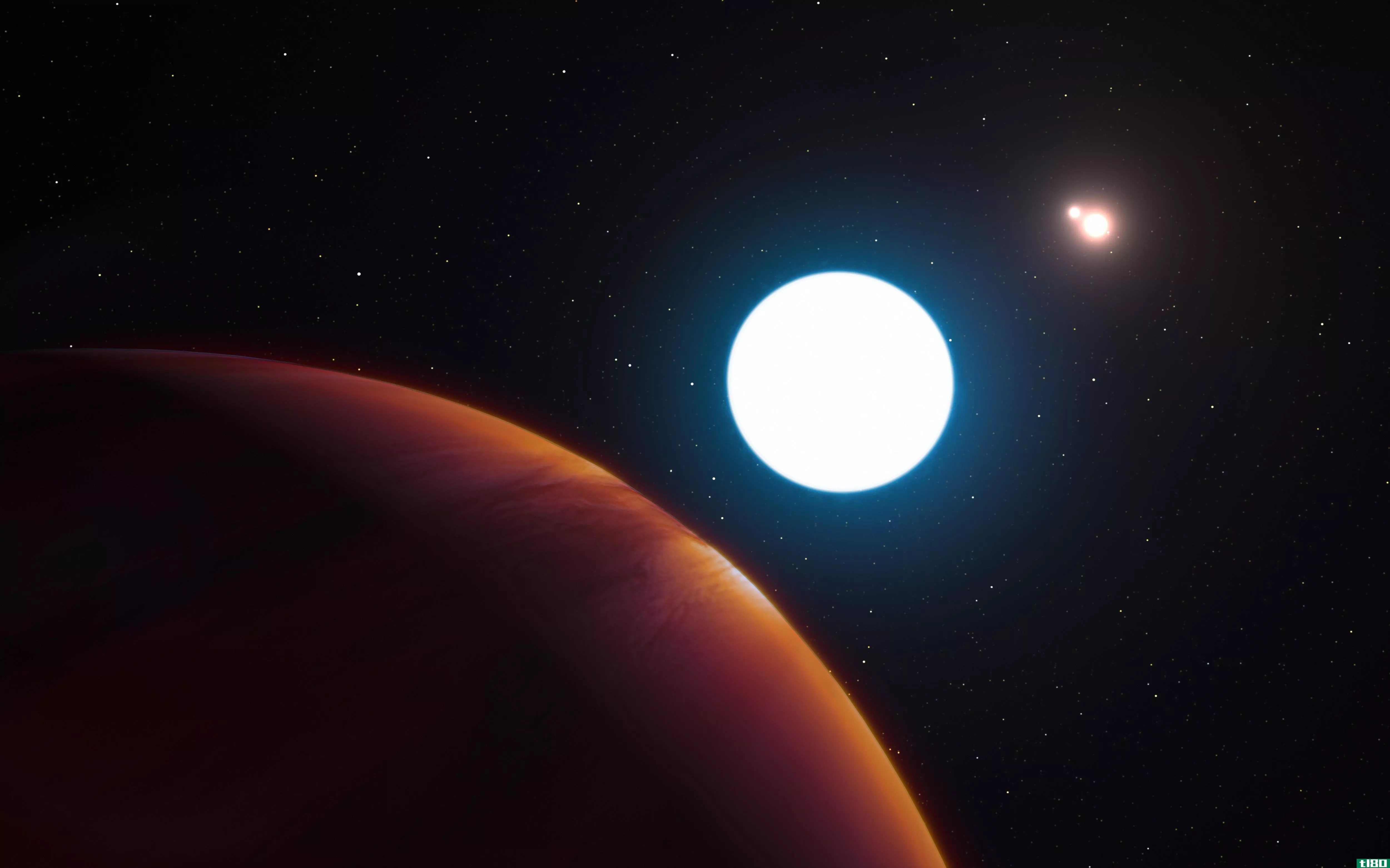 在三星系中发现的大质量行星