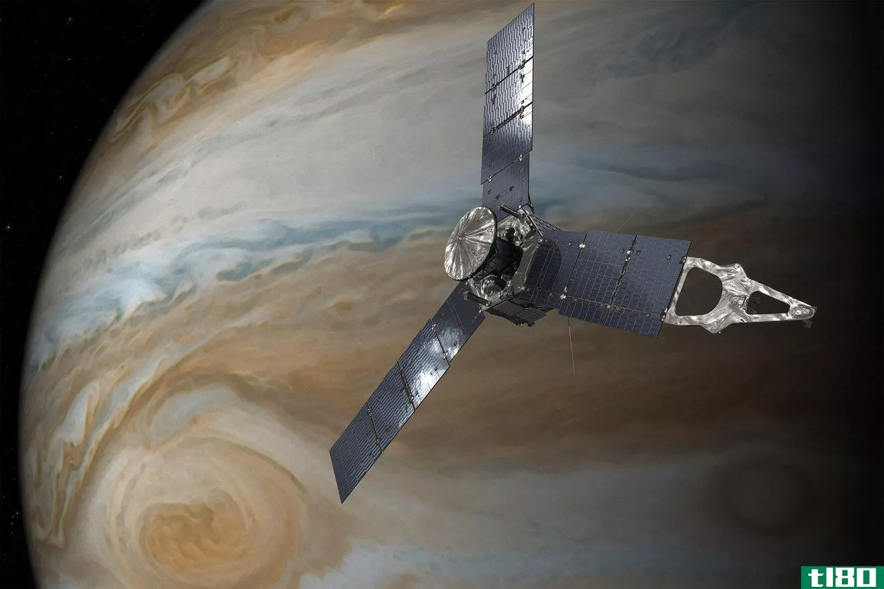 美国航天局的朱诺号太空船将在周六拍摄木星的第一张近景照片