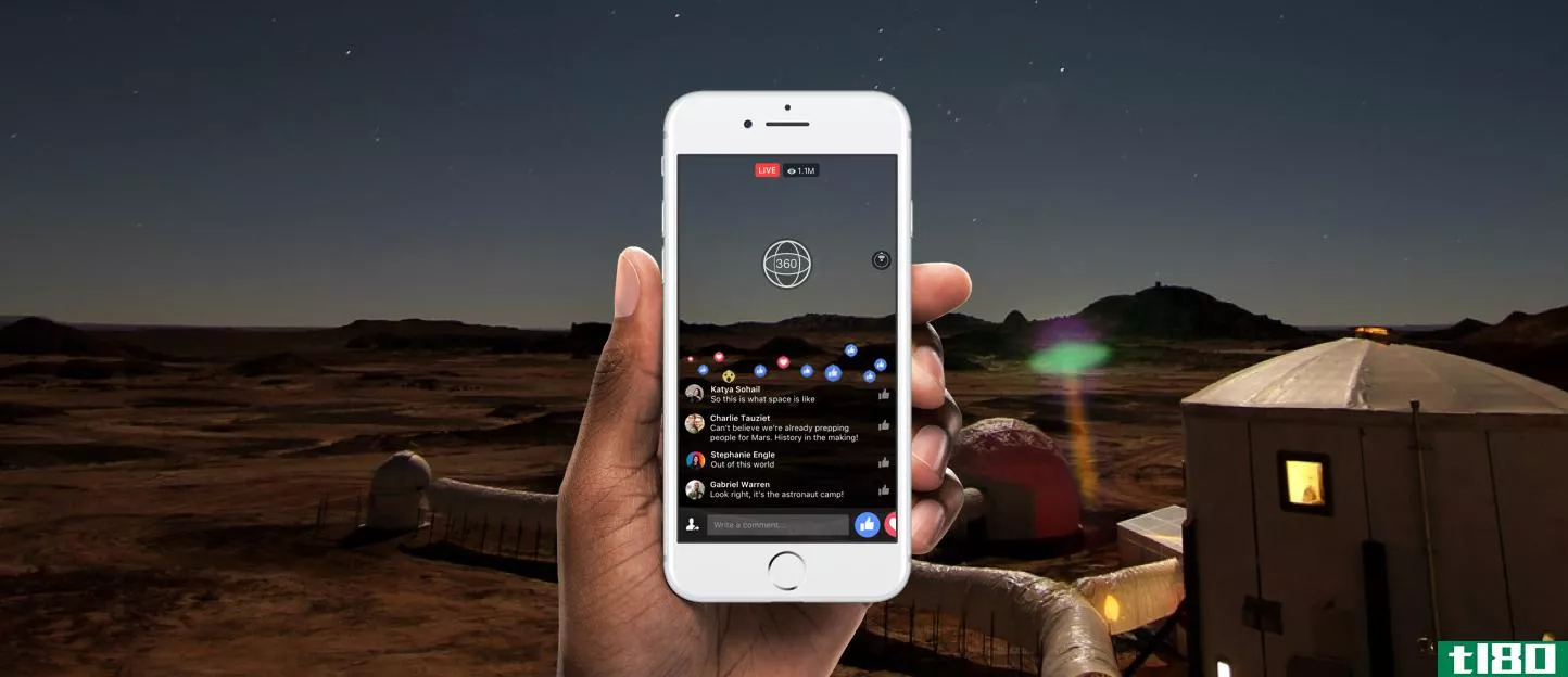 facebook将开始测试火星cosplayers的360度视频直播