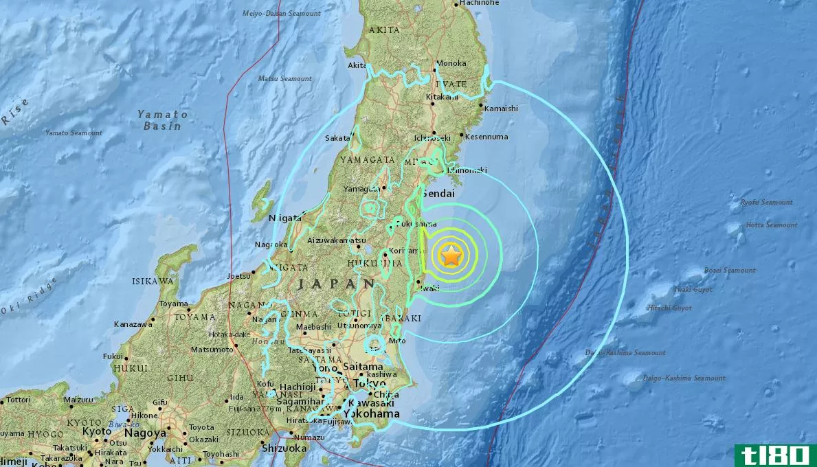 日本海啸预警系统在今天的大地震中运行良好