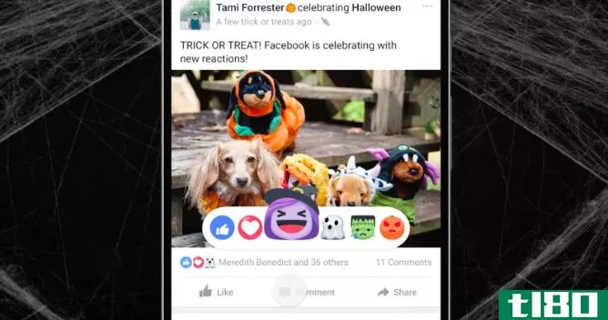 facebook可爱的万圣节反应表情符号正在添加他们不属于的鬼魂