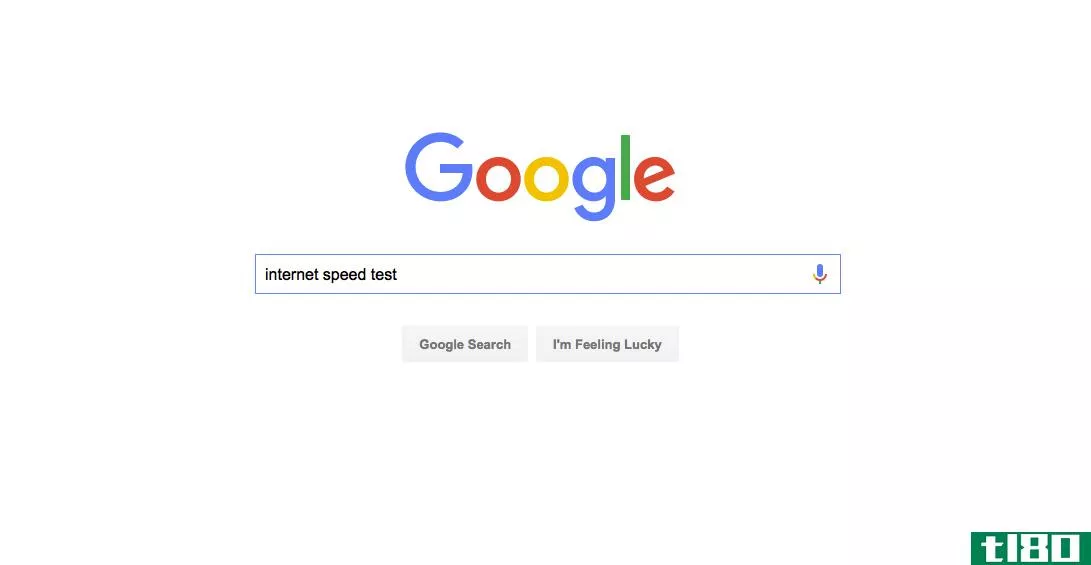 谷歌正在测试一种内置在搜索结果中的网速工具