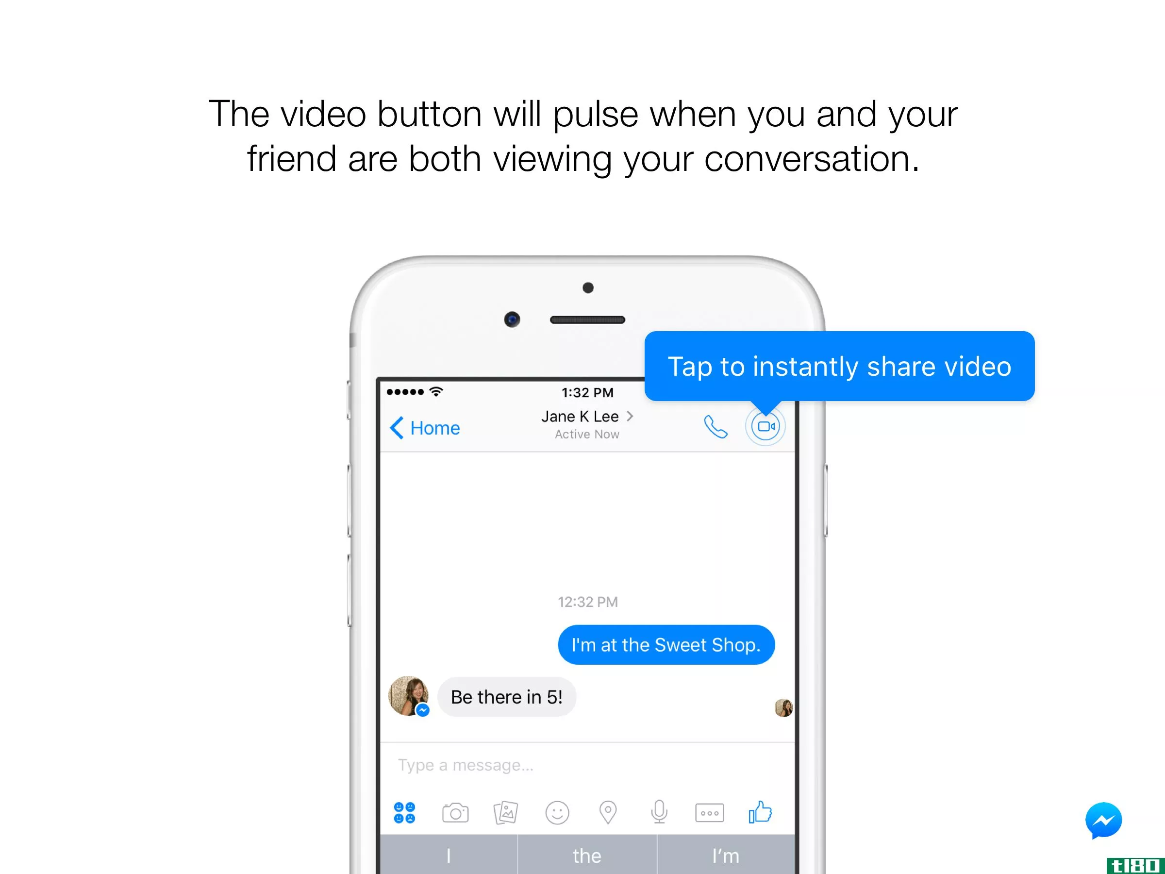 facebook messenger添加实时视频以增强您的信息