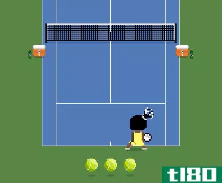 在这个新的snapchat游戏中，像serena williams一样打网球