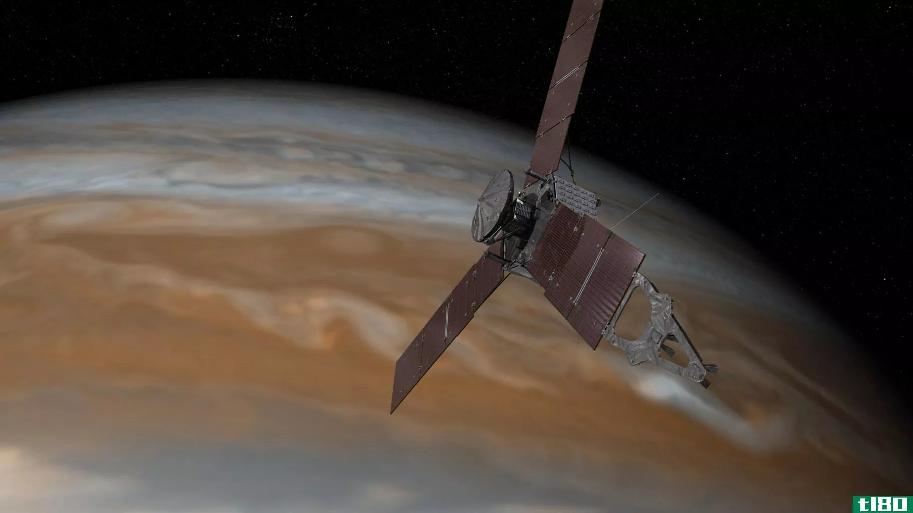 美国宇航局的朱诺号宇宙飞船将很快抵达木星，开始揭开木星的秘密