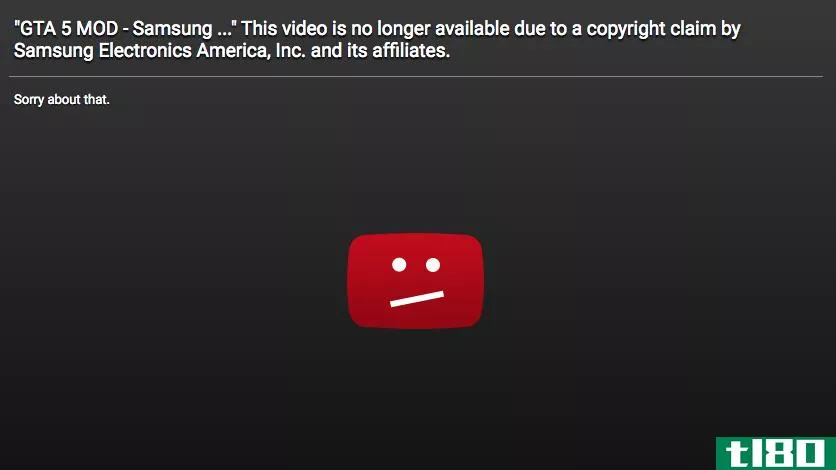 三星让youtube删除了gta mod将note7变成炸弹的视频