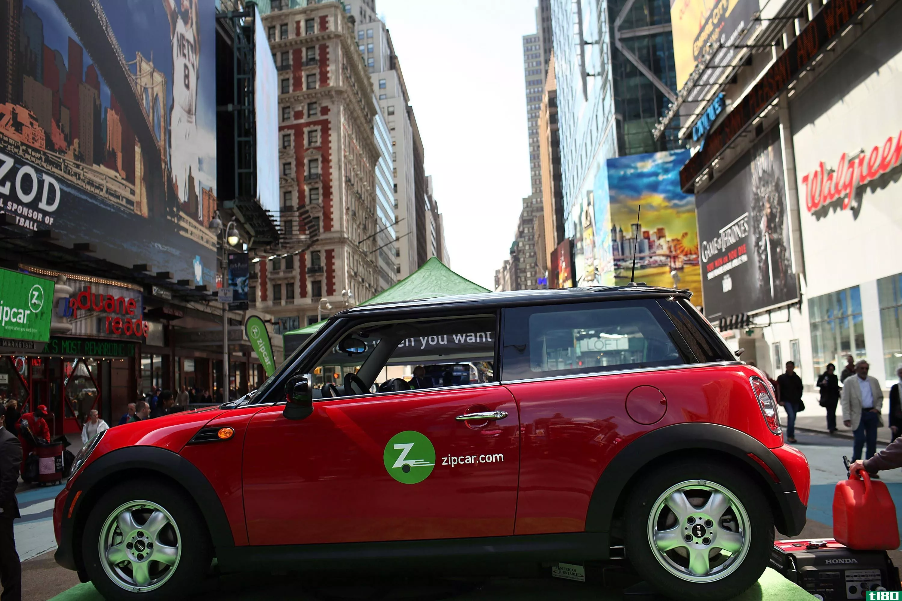 zipcar正在美国一些城市测试每英里租金