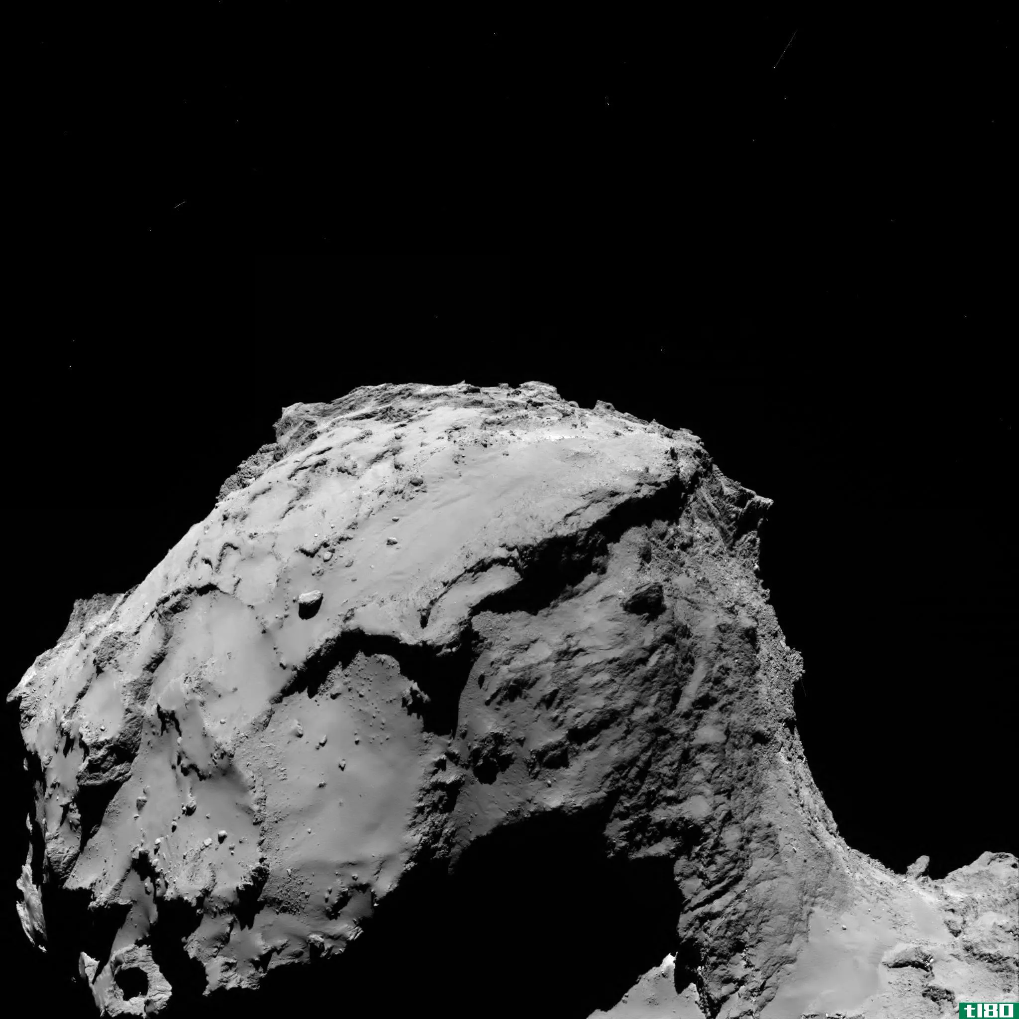 这就是撞上彗星的样子（非常，非常柔和）