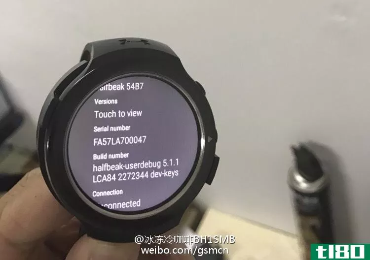 htc新品牌“Halfbick”android wear手表原型照片泄露
