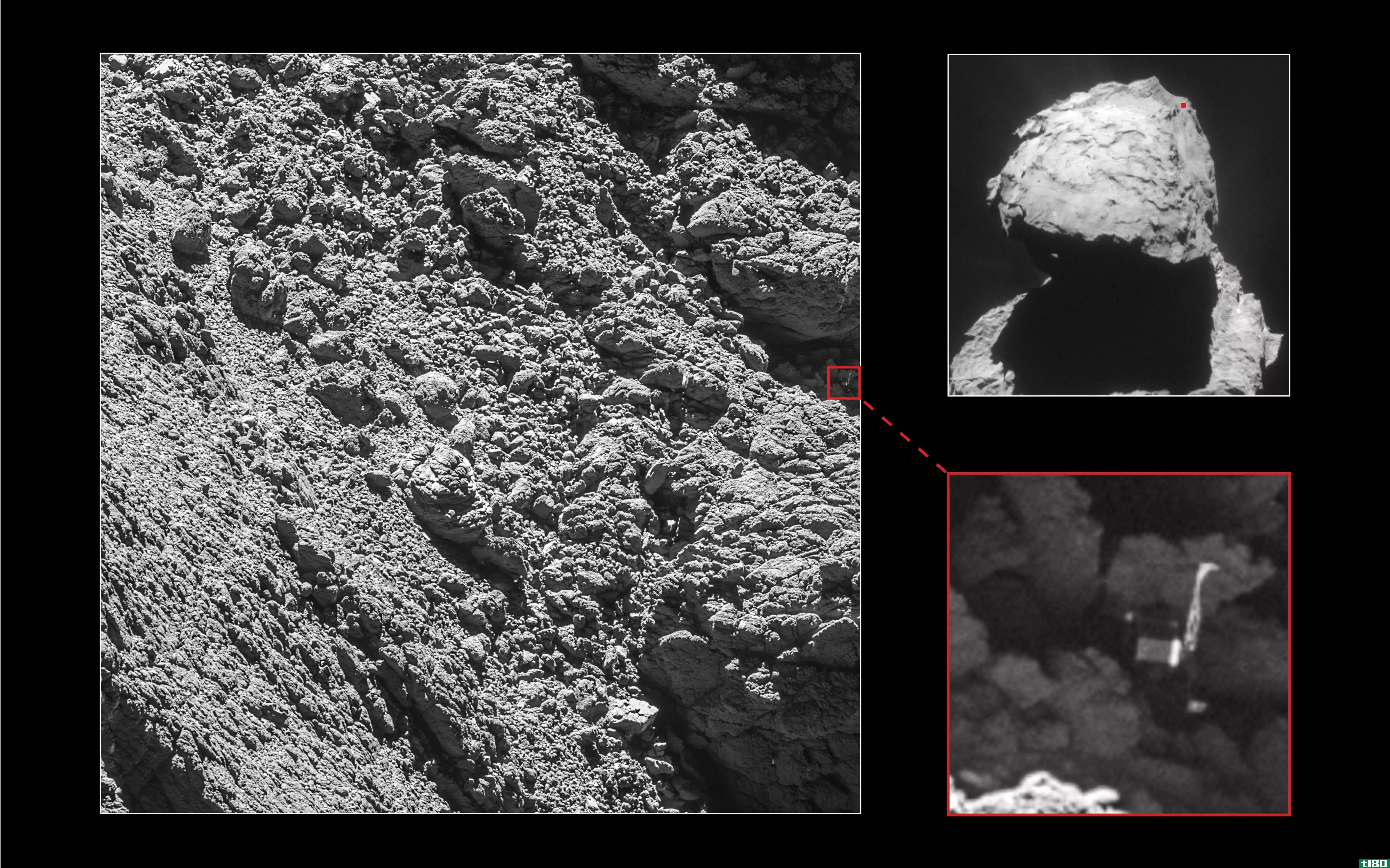 欧洲航天局找到了失踪的菲莱彗星着陆器