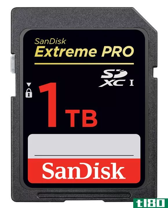 sandisk的1tb sd卡比笔记本电脑有更多的存储空间