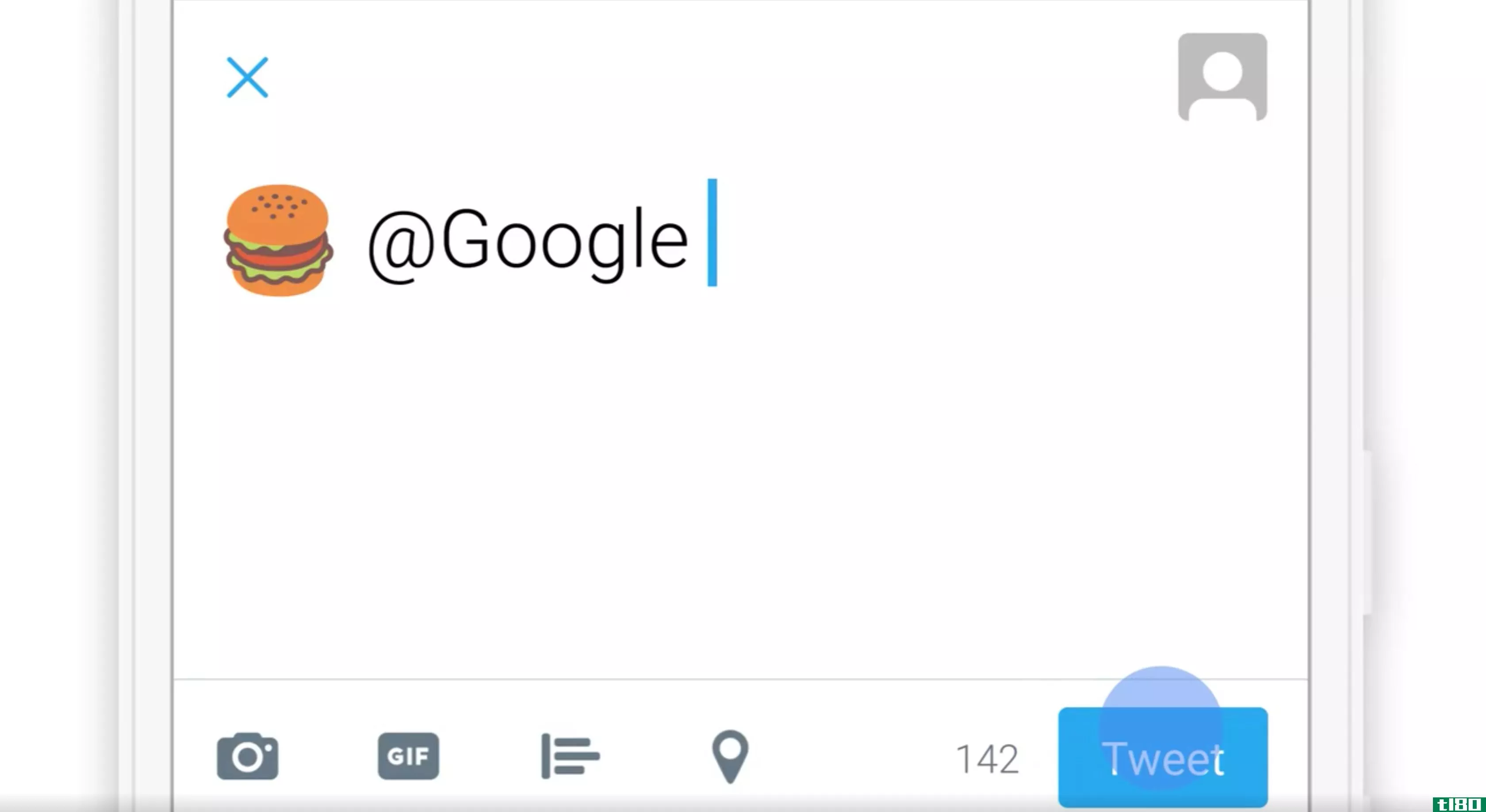 如果你在谷歌推特emoji，它会回复本地搜索结果