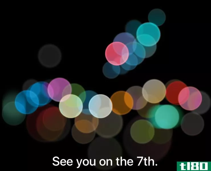 苹果的iphone7发布会将于9月7日举行