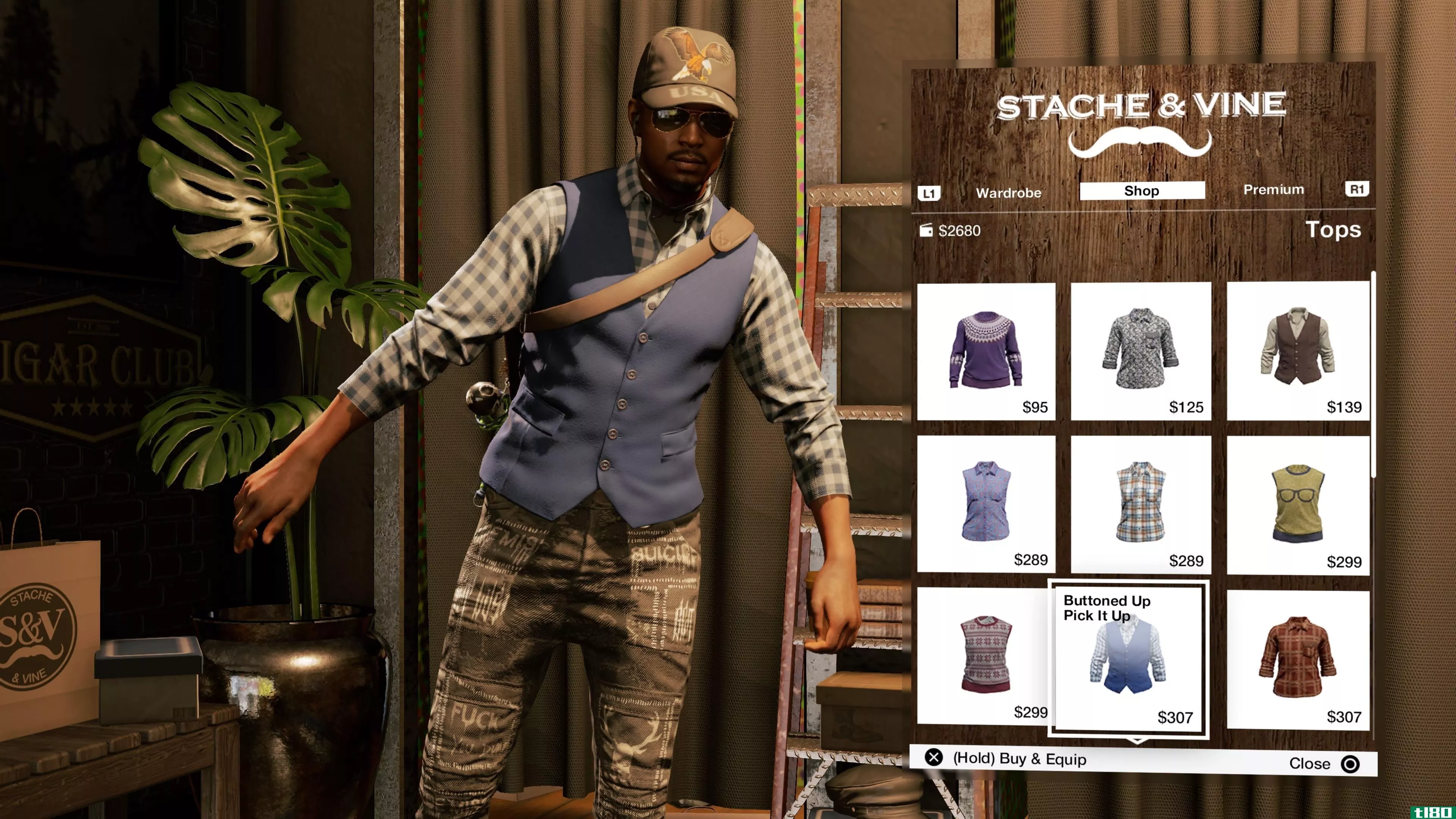 看门狗2的时尚暴行：鳄鱼，小袋子，和盖伊·费里衬衫做的帽子