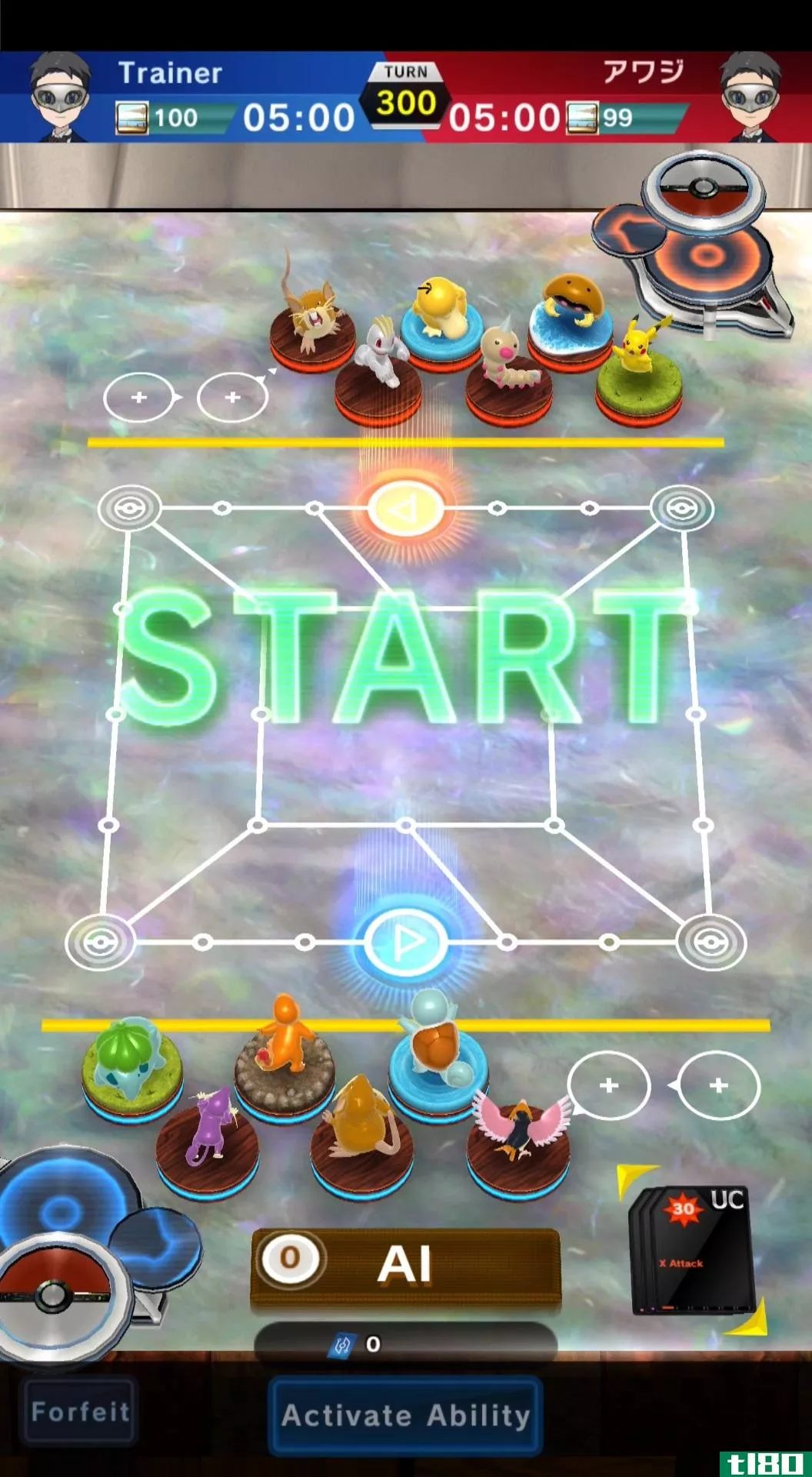 戳émon duel是一款适用于手机的精巧数字棋盘游戏