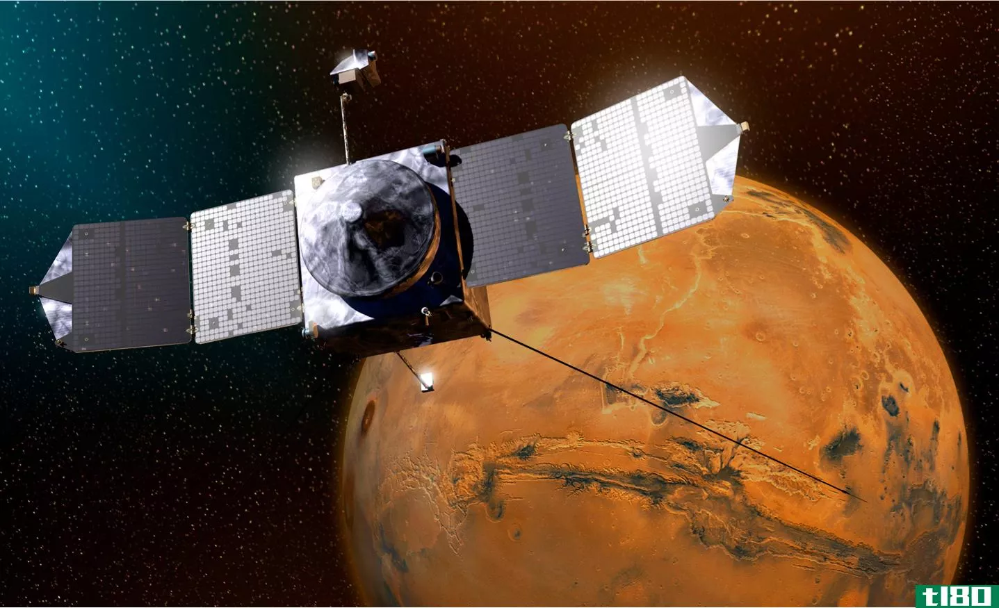 美国航天局的maven太空船必须加速一点，以免被火星的卫星击中