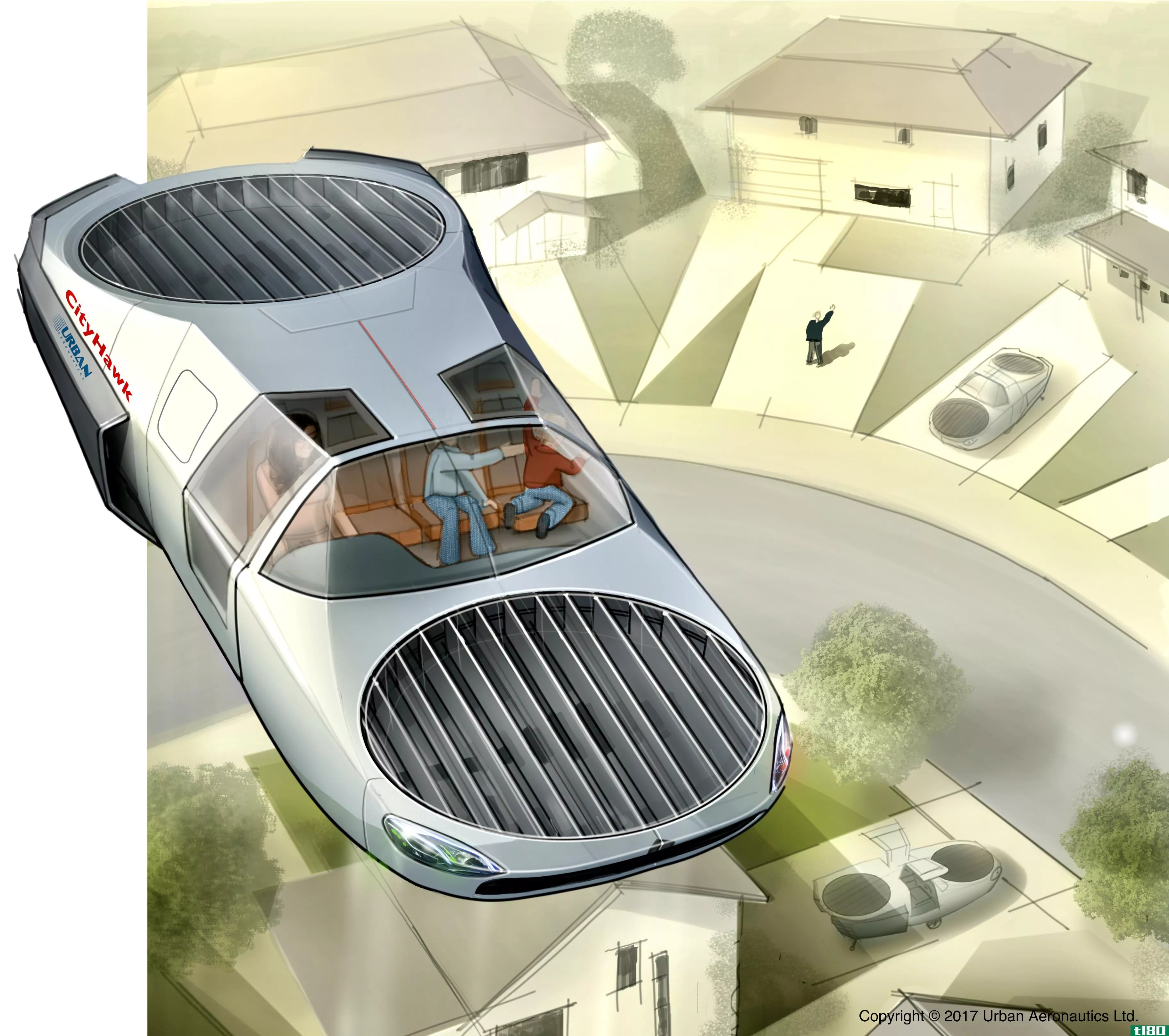 到2022年，这辆“飞车”可能会在屋顶间嗡嗡作响