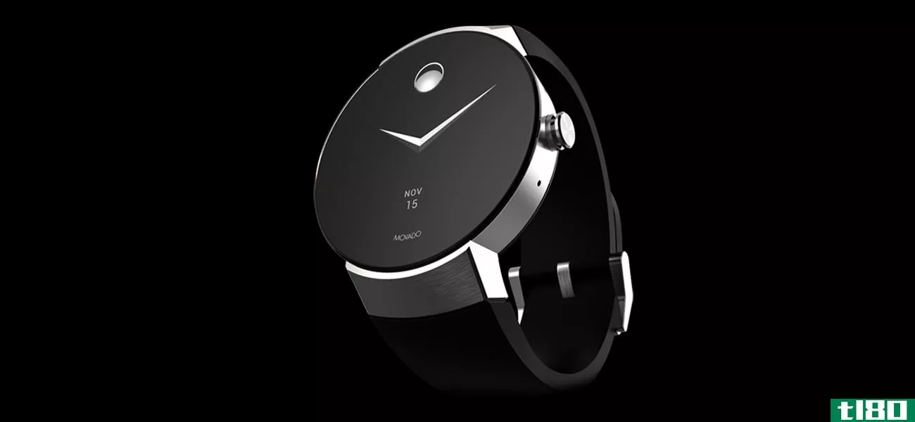 movado的android wear手表看起来正是你所期待的movado智能手表的样子