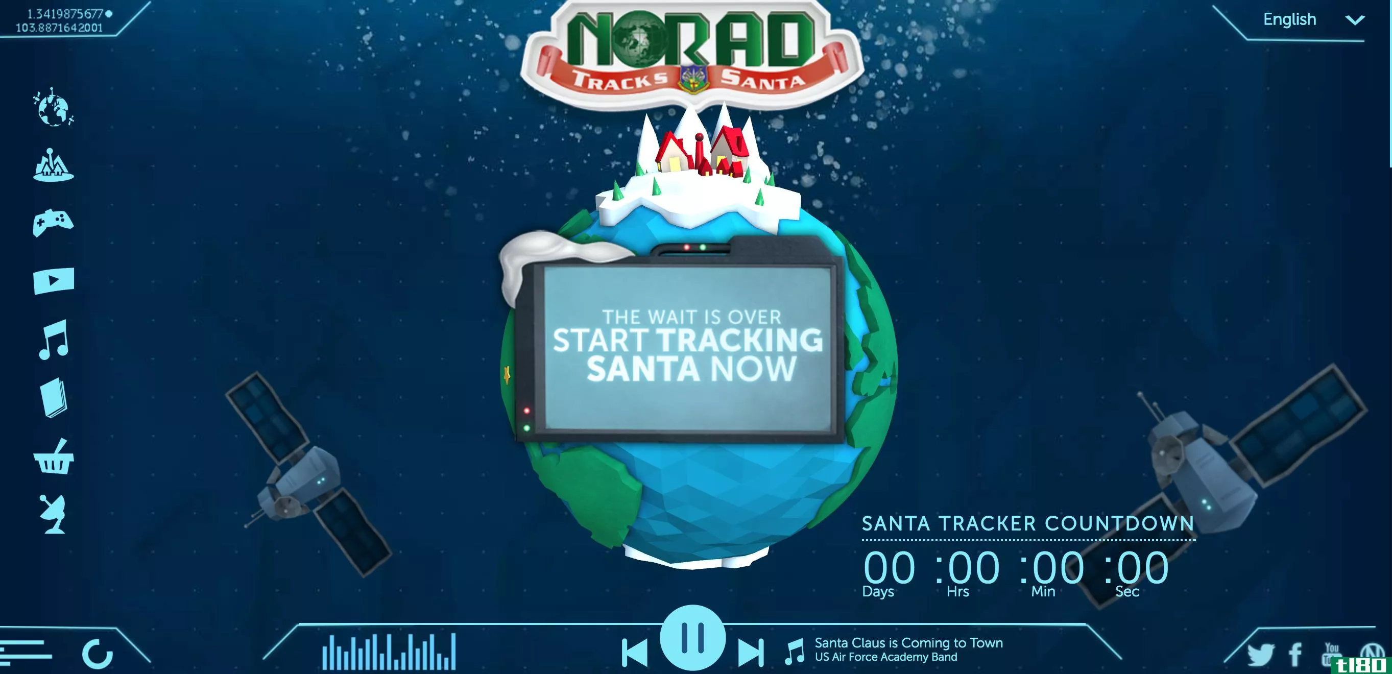 norad现在正在“利用”技术追踪圣诞老人