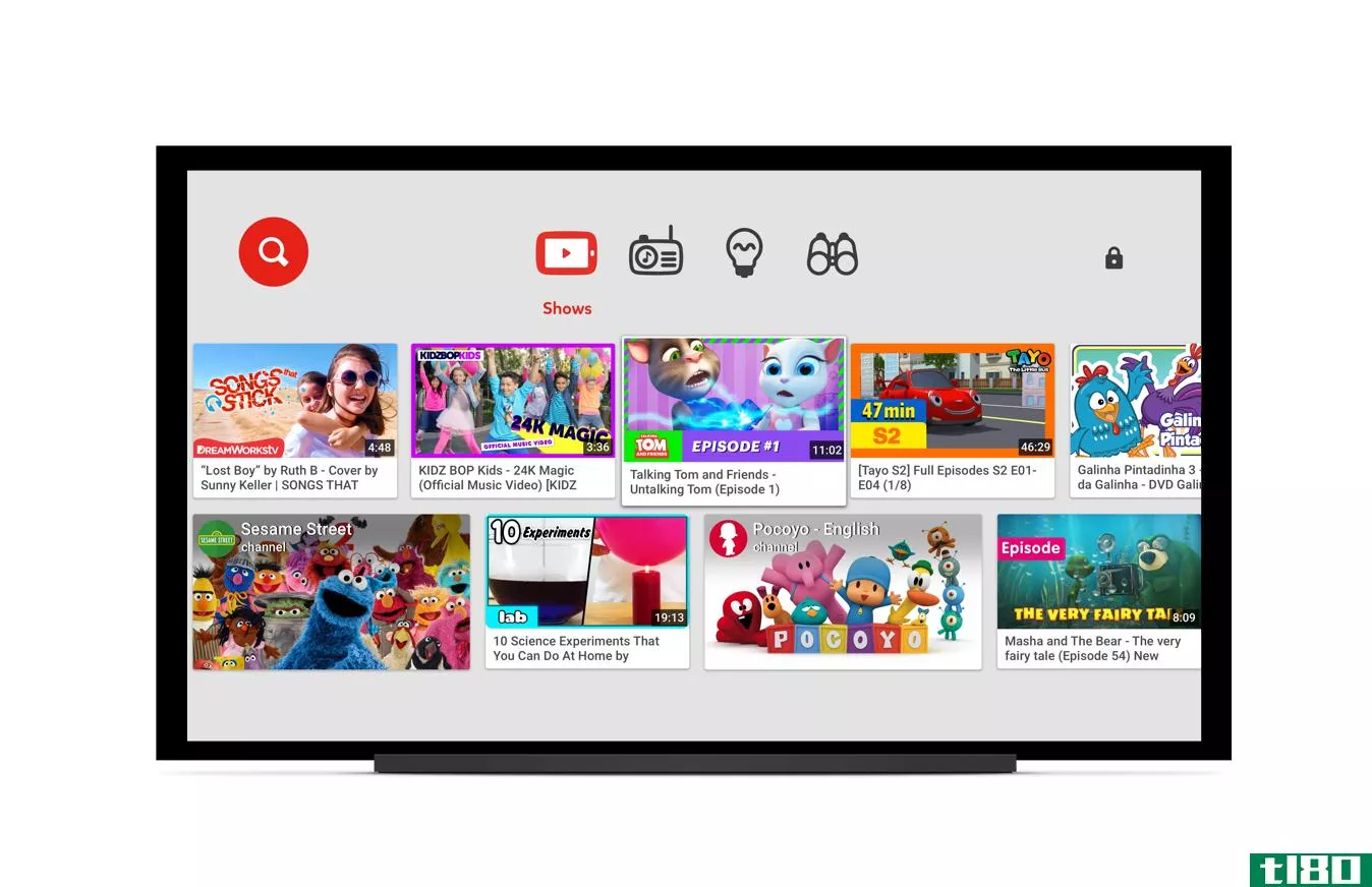 youtube的家庭友好儿童应用现在可以在智能电视上使用