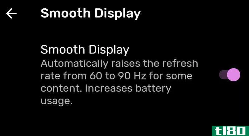 Enable the Smooth Display feature from the Settings menu to get the 90Hz refresh rate on the Pixel 4.