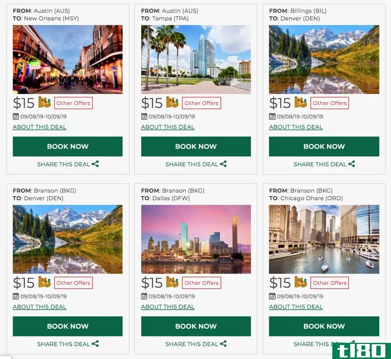 Illustration for article titled Frontier Is Selling Some Flights for $15 Right Now