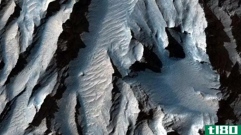 尽情欣赏“火星大峡谷”的新照片