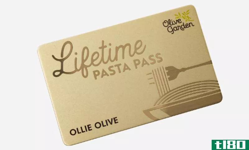 Illustration for article titled Olive Garden Is Selling a Lifetime Pasta Pass This Week