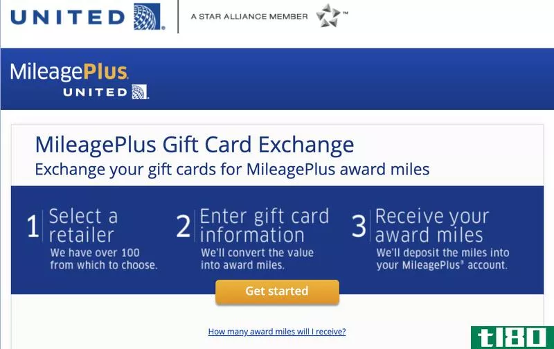 Illustration for article titled Exchange Your Crappy Gift Cards for United Airlines Miles