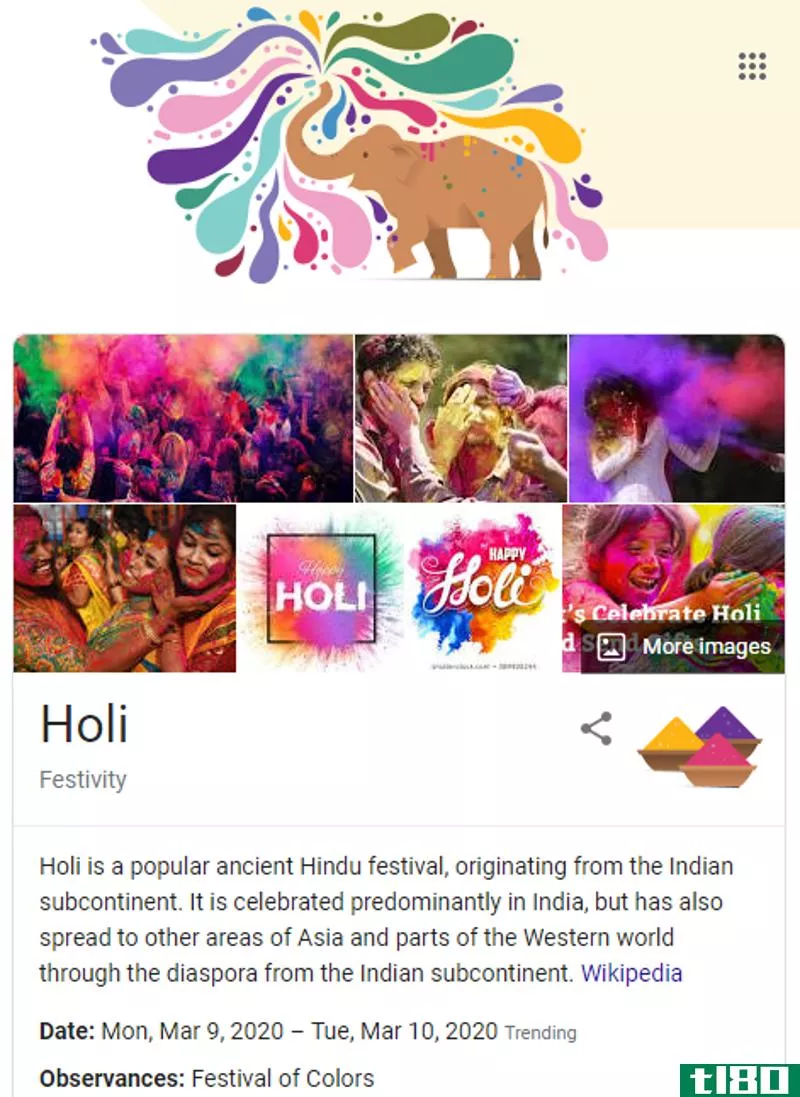 Illustration for article titled How to Find Google&#39;s Hidden Holi Color Doodle