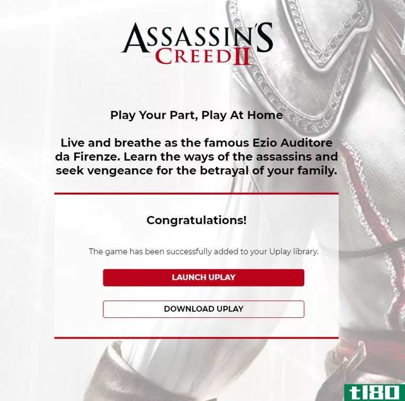 Illustration for article titled How to Get a Free Copy of &#39;Assassin’s Creed II&#39; This Week