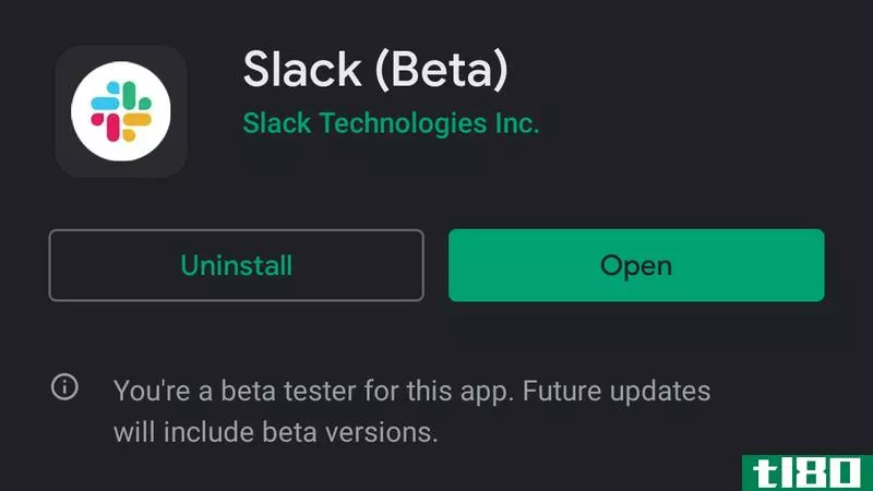 安装slack的新android测试版，以获得更干净的用户界面