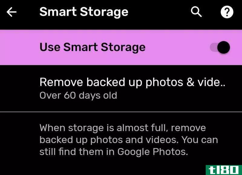 Need help saving room on your Pixel device? Employ Smart Storage for extra help. 