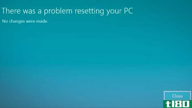 当windows说有问题时，如何“刷新”你的电脑