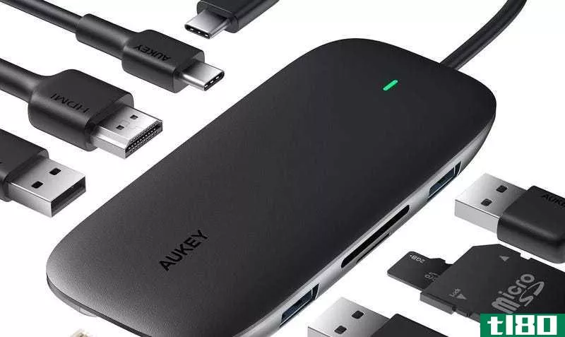 Add a USB-c hub to your Chromecast with Google TV, and then some if you’re so inclined. 