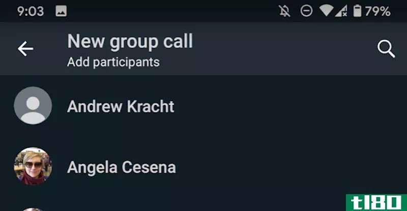 What you’ll see when you can only have up to four people in a group call.