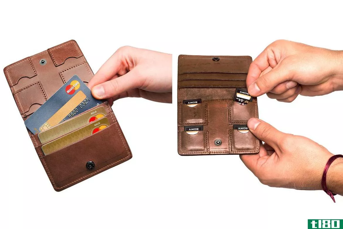 对于笨拙的摄影师来说，在钱包里放sd卡槽是一个很好的解决方案