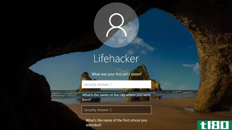 Illustration for article titled How to Secure Windows 10 by Disabling Its Password Recovery Questi***