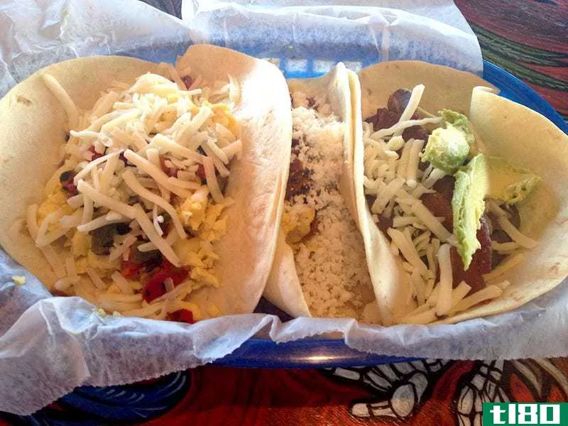 Taco Deli’s breakfast tacos (Photo by Krista)