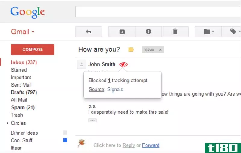 Illustration for article titled Prevent Apps From Tracking if You&#39;ve Opened an Email With This Gmail Extension